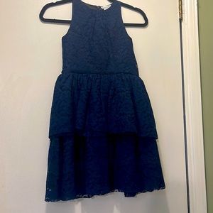 Navy blue lace dress